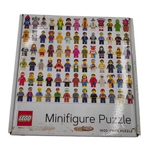 LEGO Minifigure Puzzle 1000 Piece Jigsaw Chronicle Books 20x25 9781797210414 O2